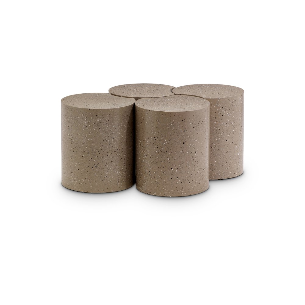 Dimple Taupe Coffee Table