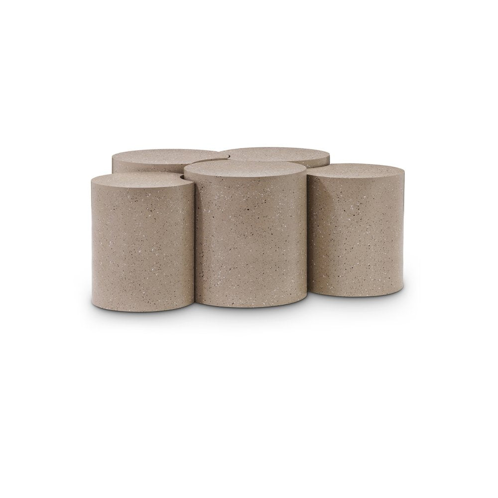 Dimple Taupe Coffee Table