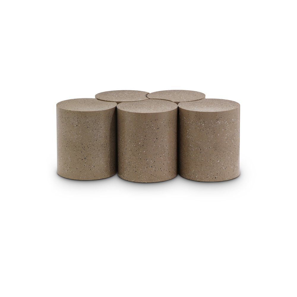 Dimple Taupe Coffee Table