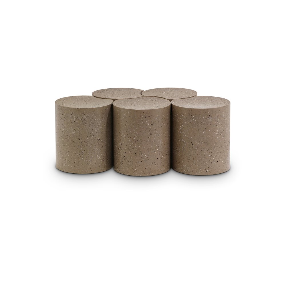 Dimple Taupe Coffee Table
