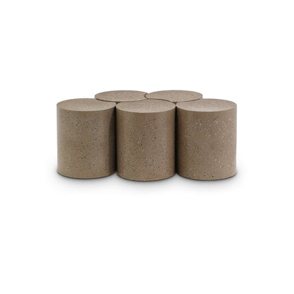 Dimple Taupe Coffee Table