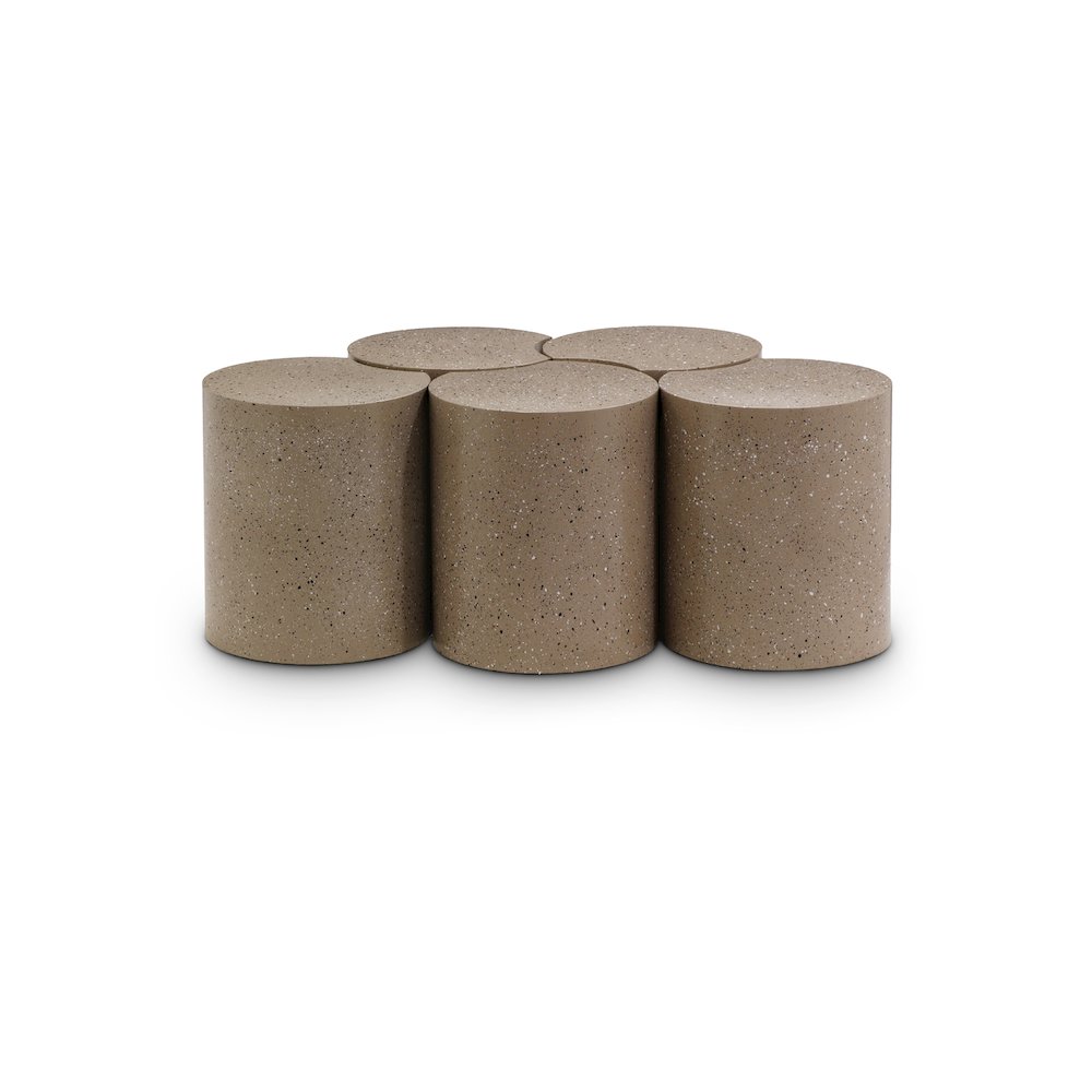 Dimple Taupe Coffee Table