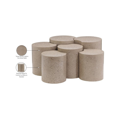 Dimple Taupe Coffee Table