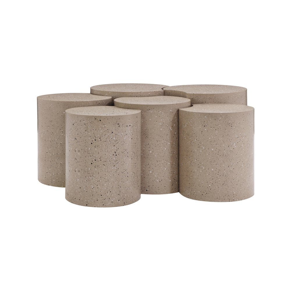 Dimple Taupe Coffee Table