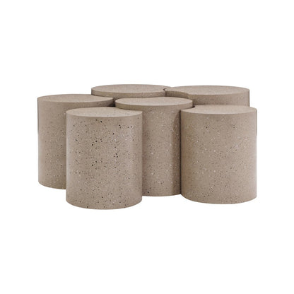 Dimple Taupe Coffee Table