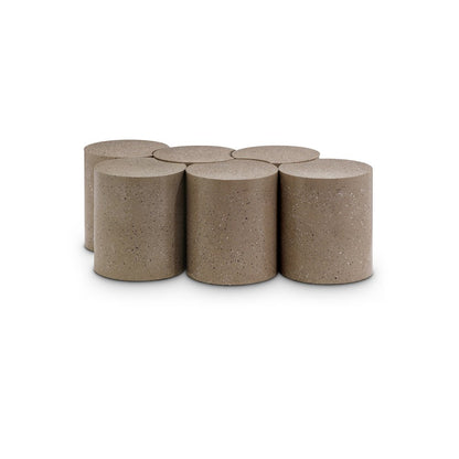 Dimple Taupe Coffee Table