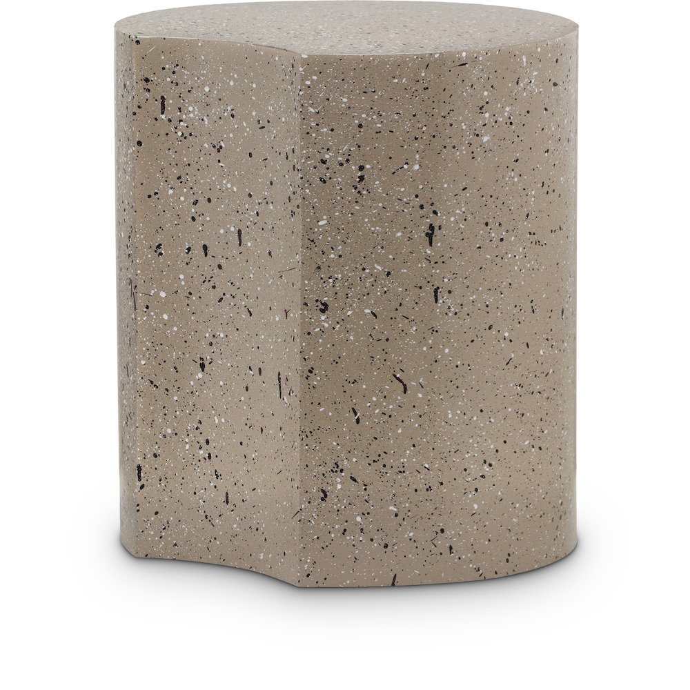 Dimple Taupe End Table