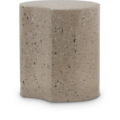 Dimple Taupe End Table