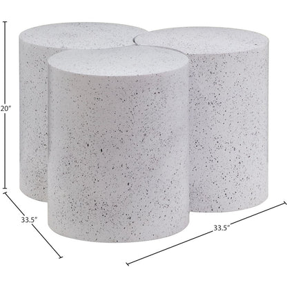 Dimple White Coffee Table