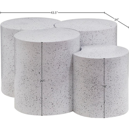 Dimple White Coffee Table
