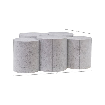 Dimple White Coffee Table