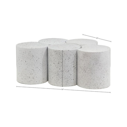 Dimple White Coffee Table