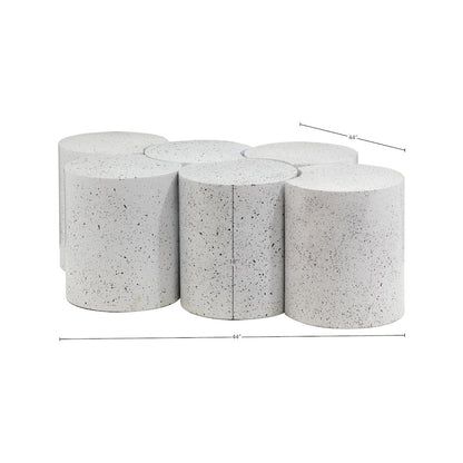 Dimple White Coffee Table
