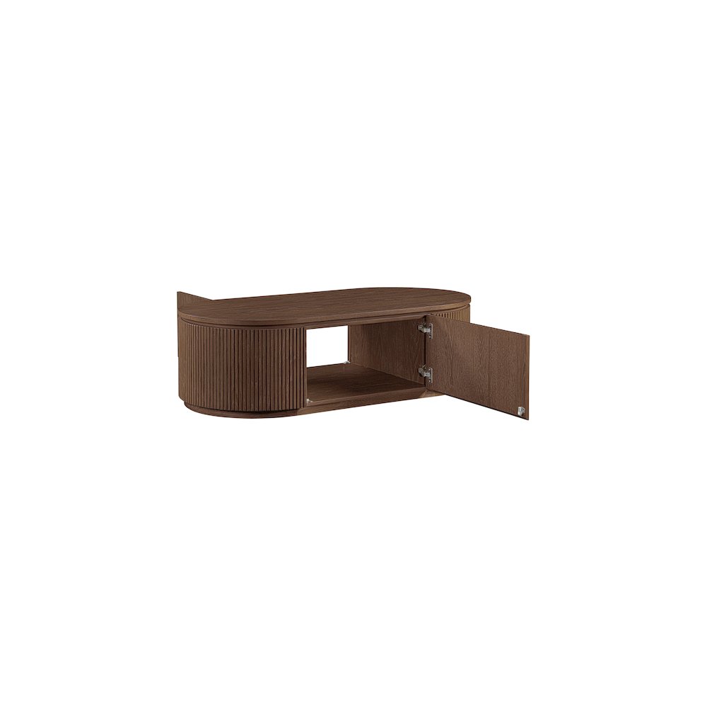 Moana Brown Rubberwood Coffee Table