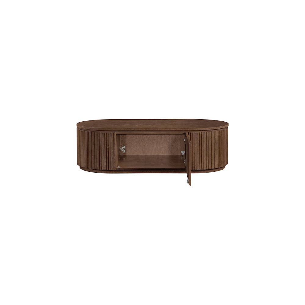 Moana Brown Rubberwood Coffee Table