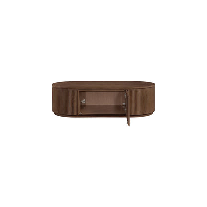 Moana Brown Rubberwood Coffee Table