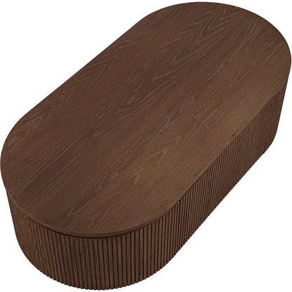 Moana Brown Rubberwood Coffee Table