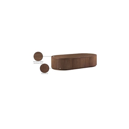 Moana Brown Rubberwood Coffee Table