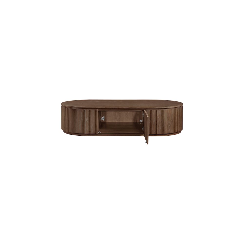 Moana Brown Rubberwood Coffee Table