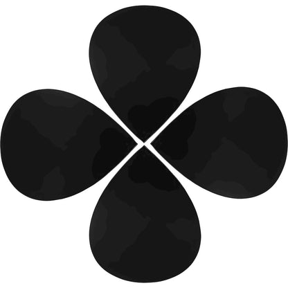 Petal Black Coffee Table