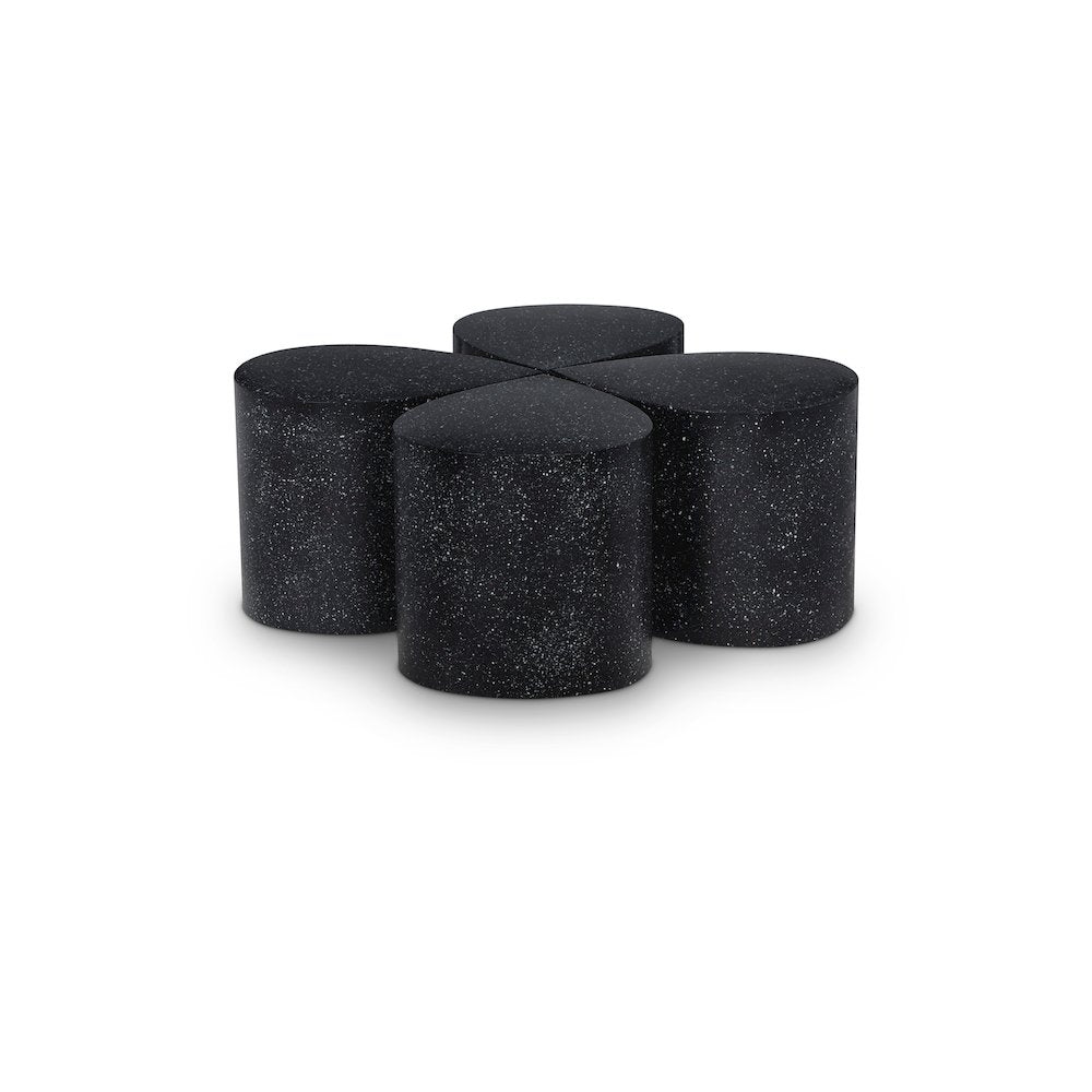 Petal Black Coffee Table