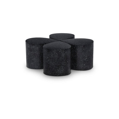 Petal Black Coffee Table