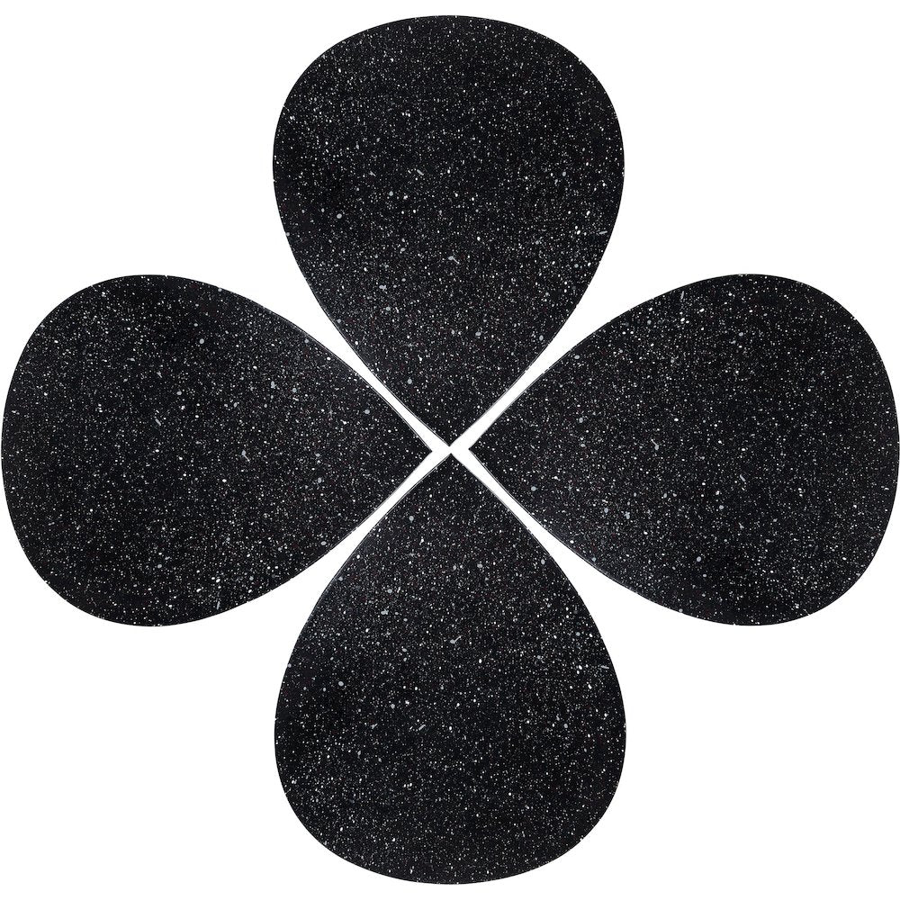 Petal Black Coffee Table