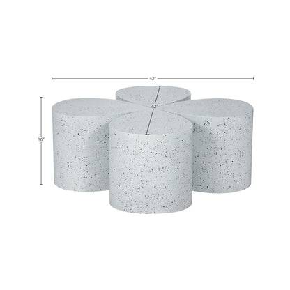 Petal White Coffee Table
