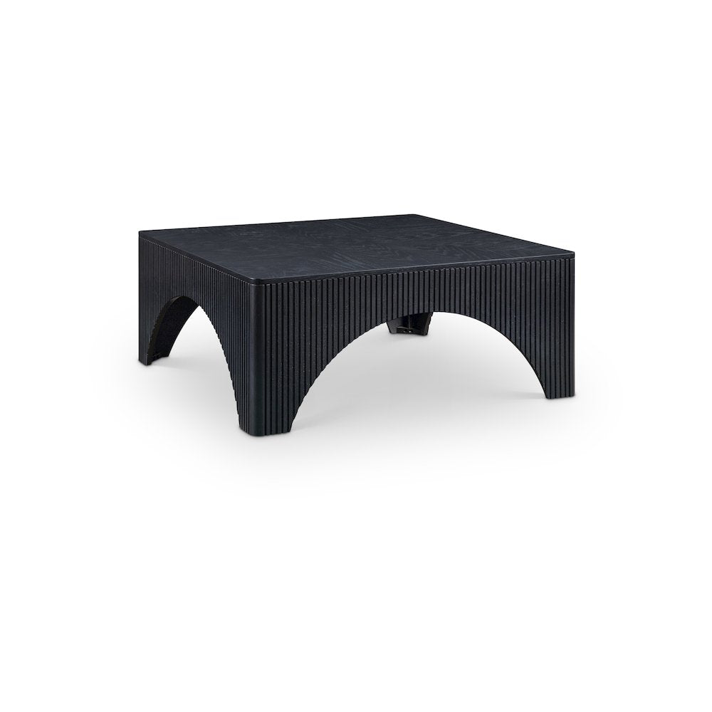 Eloise Black Oak Veneer Coffee Table