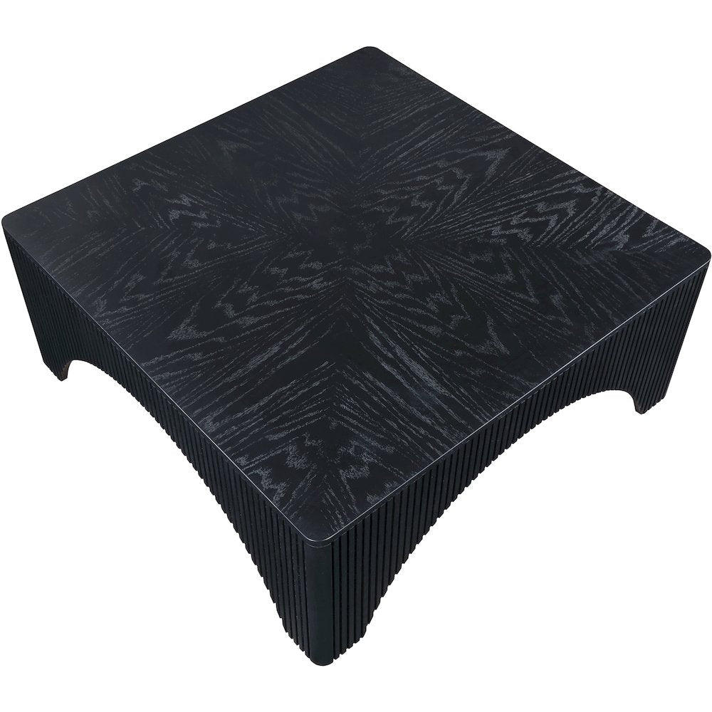 Eloise Black Oak Veneer Coffee Table