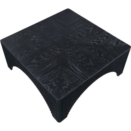 Eloise Black Oak Veneer Coffee Table