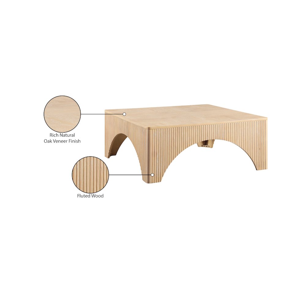 Eloise Natural Oak Veneer Coffee Table