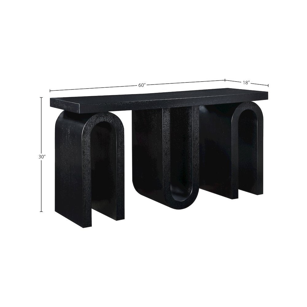 Westbourne Black Console Table