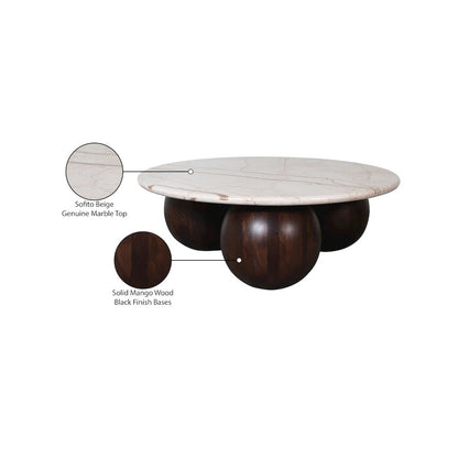 Treviso Beige Marble Coffee Table