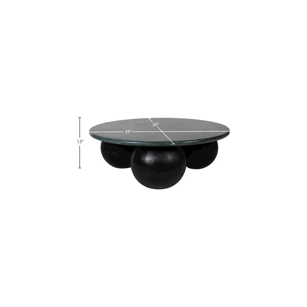 Treviso Green Marble Coffee Table