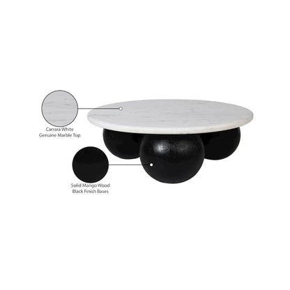 Treviso White Marble Coffee Table