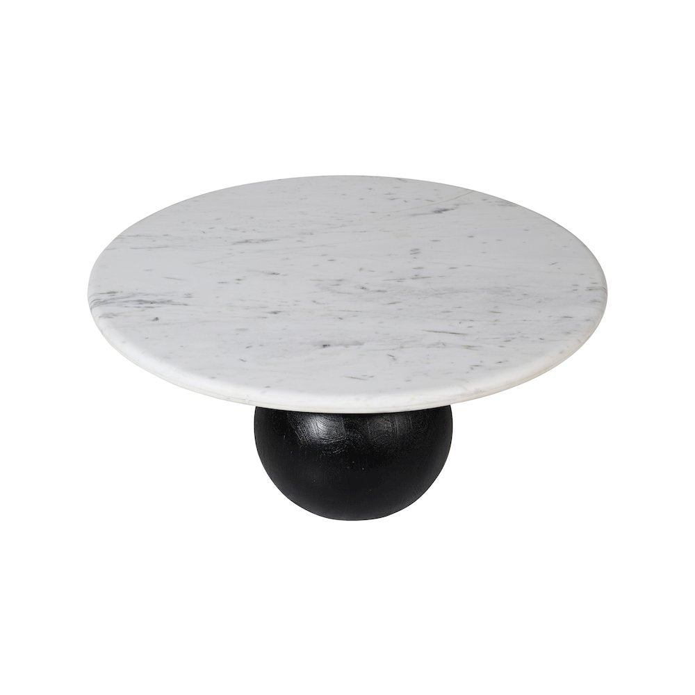 Treviso White Marble Coffee Table