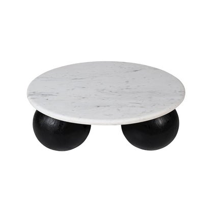 Treviso White Marble Coffee Table
