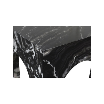 Palermo Black Marble End Table