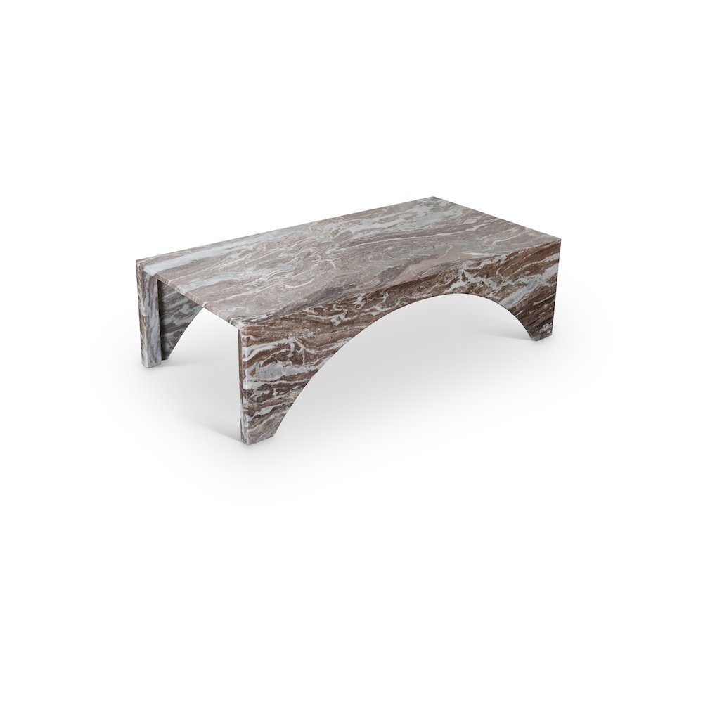 Palermo Brown Marble Coffee Table