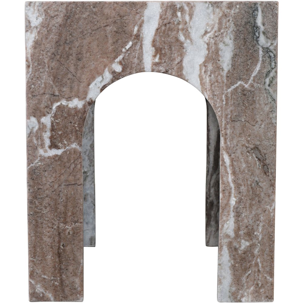 Palermo Brown Marble End Table