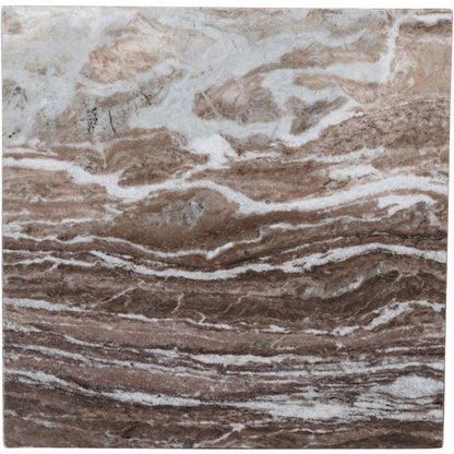 Palermo Brown Marble End Table