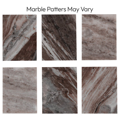 Palermo Brown Marble End Table