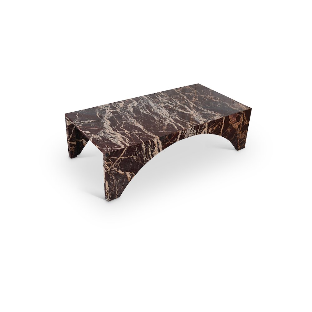 Palermo Cherry Marble Coffee Table