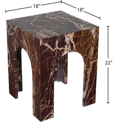 Palermo Cherry Marble End Table