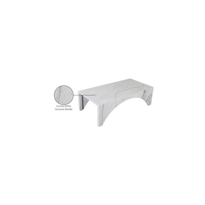Palermo White Marble Coffee Table