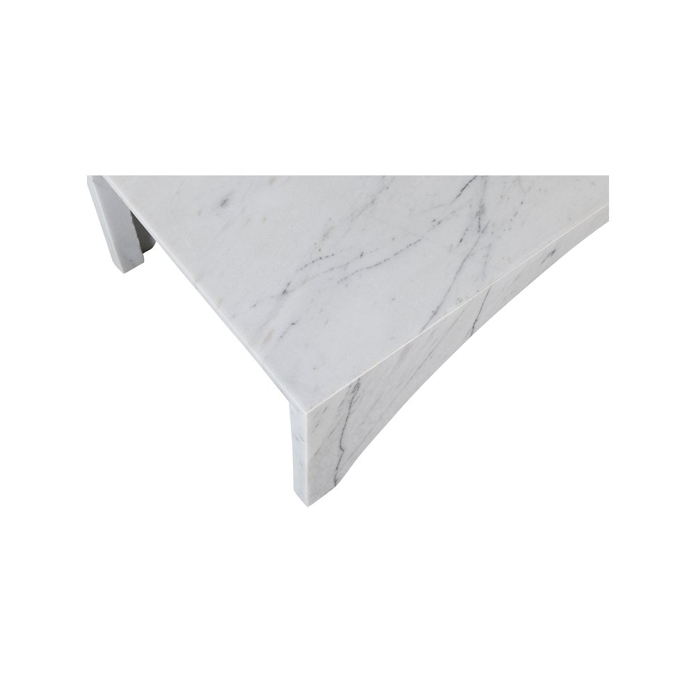 Palermo White Marble Coffee Table