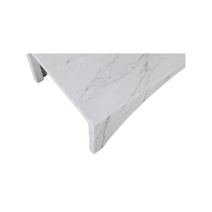 Palermo White Marble Coffee Table