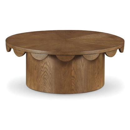 Dahlia Brown Oak Veneer Coffee Table