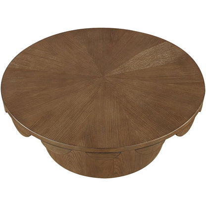 Dahlia Brown Oak Veneer Coffee Table
